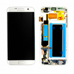 LCD DISPLAY SAMSUNG GALAXY S7 EDGE SILVER