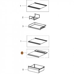 ASSY SHELF-VEG RL31 29 BETTER SHELF VEG Samsung